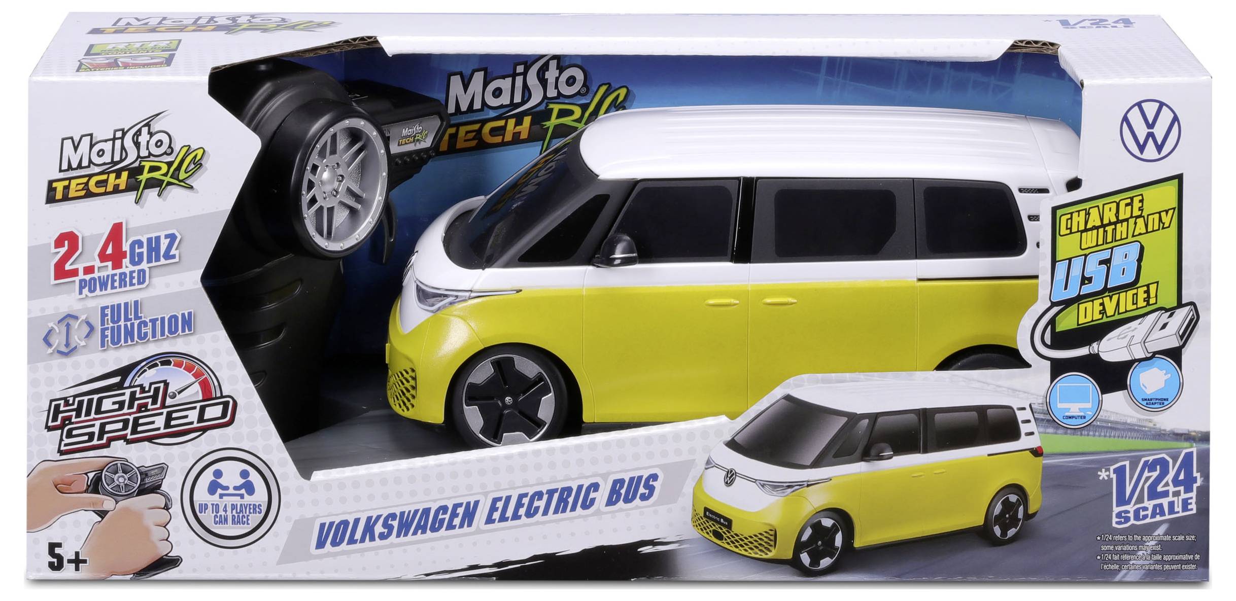 MaistoTech 582343 VW ID.Buzz 1:24 RC Einsteiger Modellauto Elektro Bus Modell - 90159823438