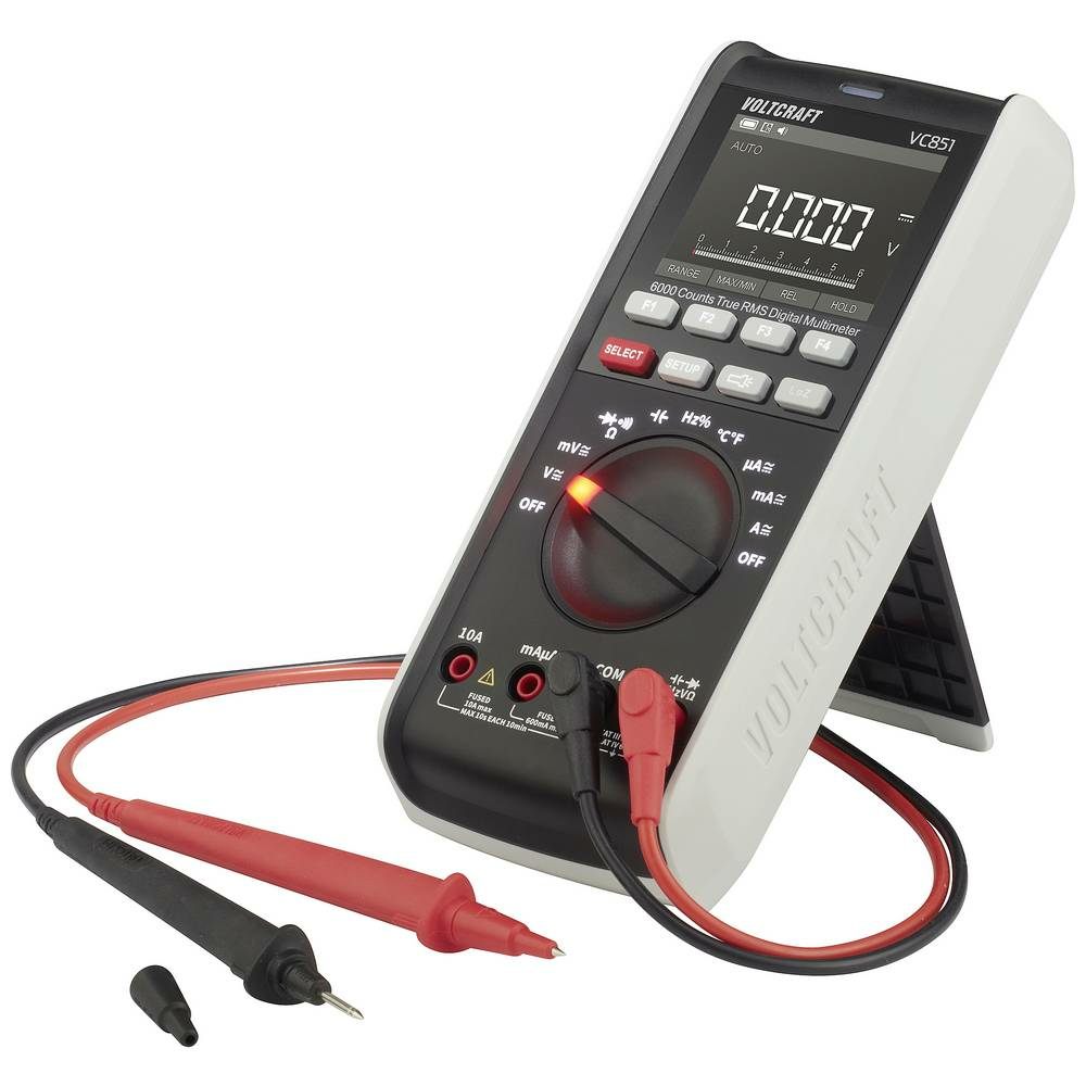Voltcraft Vc851 Hand Multimeter Kalibriert (Iso) Digital Cat Iii 1000 V Cat Iv B-Ware - 4064161231747