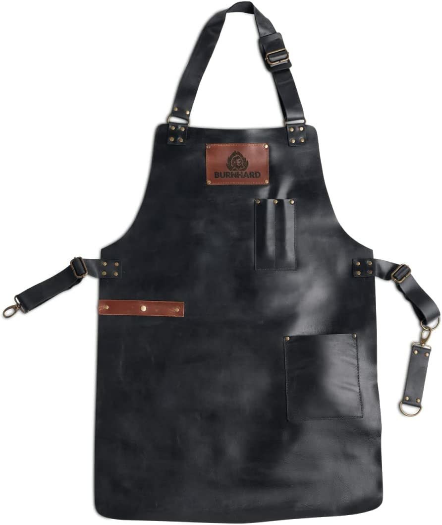 B-Ware Burnhard Grillschürze Grill Schürze Schwarz Nackenpolsterung Siehe Text/Foto - 4056499040290