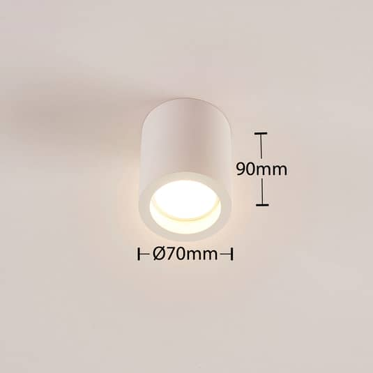 Lindby Runde Easydim-LED-Deckenlampe Deckenlampe Lampe Leuchte Natalie Gips