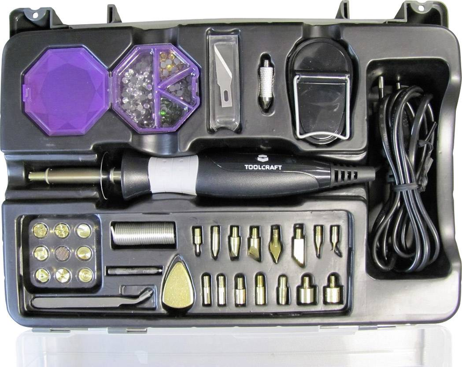 Toolcraft Brandmalkolben Set Kk 07025 Wd 2000 Lötkolben Zier Lötkolben 6 In 1 B-Ware - 4016138991666