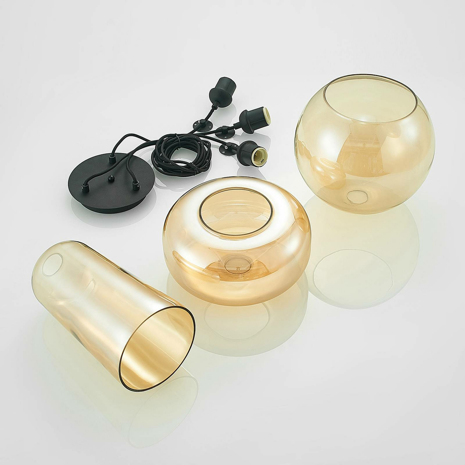 Lucande Zyli Pendelleuchte Deckenlampe Hängeleuchte Deko Wohnzimmerleuchte E27 B-Ware - 4251911701722