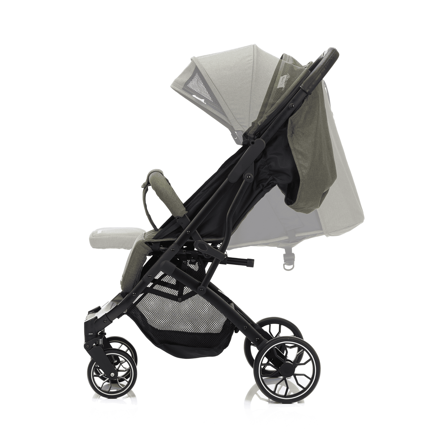 B-Ware Little One Trip Plus Green Melange Kinderwagen Sportwagen Babywagen Reisebug593