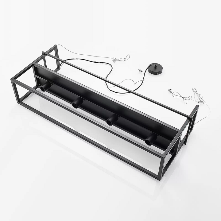 Lindby Grisela Hängeleuchte Vierflammig Deckenlampe Deko Pendelleuchte E27 Lampe B-Ware - 12753289768923