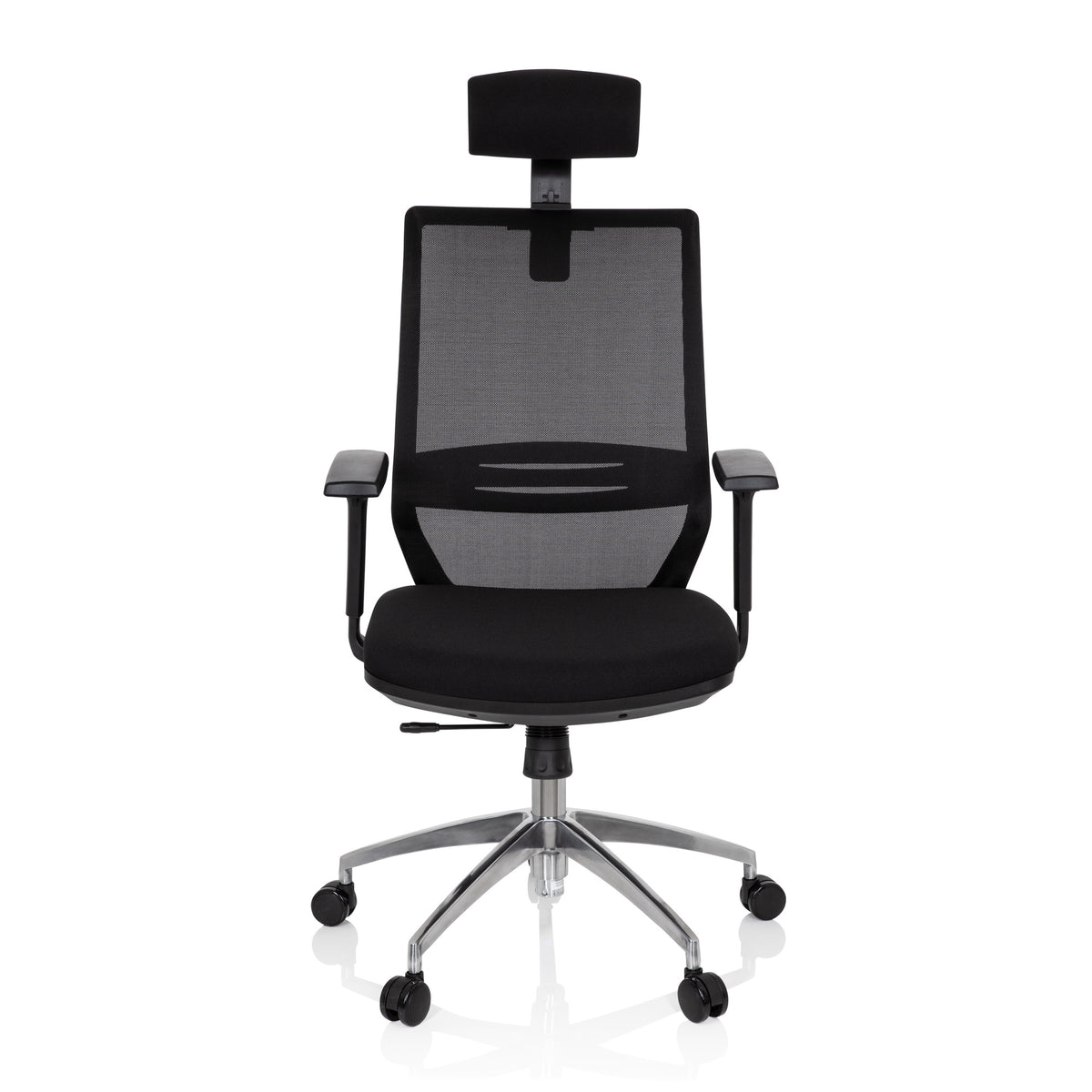 hjh OFFICE Bürostuhl Drehstuhl PROFONDO PRO Netzstoff schwarz höhenverstellbar - 4251084676940