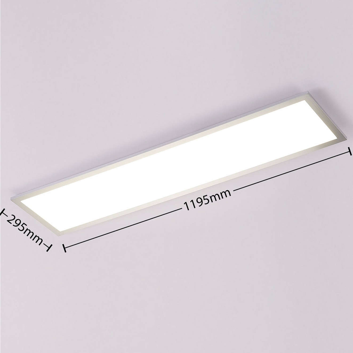 B-Ware Arcchio Led Panel Deckenleuchte Deckenlampe Silber Fernbedienung Dimmbar Cct