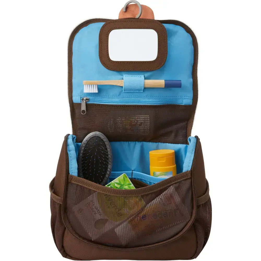 B-Ware Affenzahn Kulturbeutel Waschtasche Braun Kindertasche Reisebeutel Aufbewahrung - 4057081070633