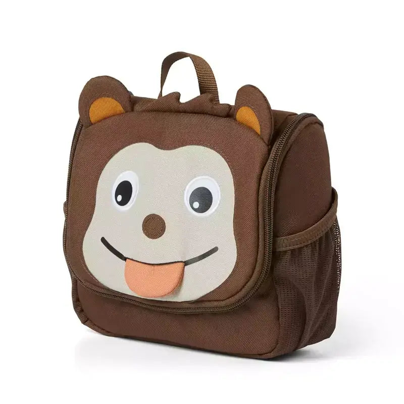 B-Ware Affenzahn Kulturbeutel Waschtasche Braun Kindertasche Reisebeutel Aufbewahrung - 4057081070633