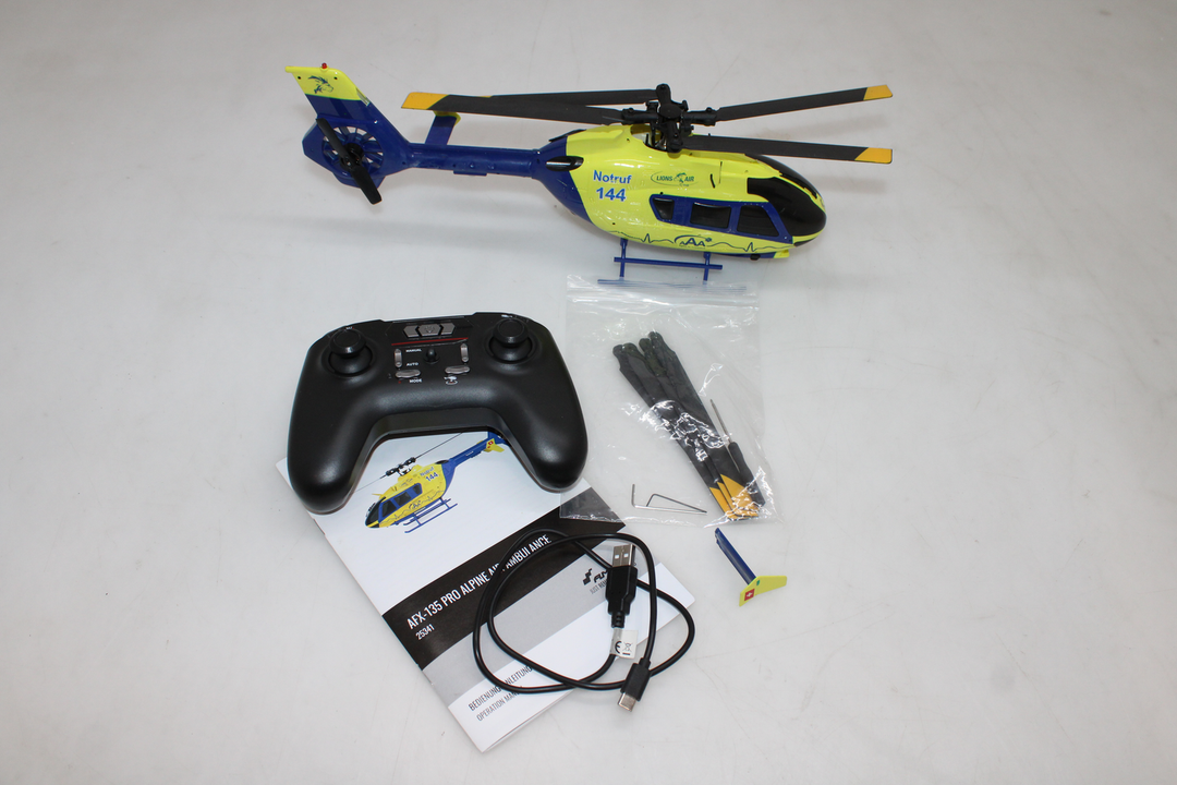 Amewi Afx 135 Pro Alpine Air Rc Hubschrauber Modellbau Helikopter Defektware D-Ware