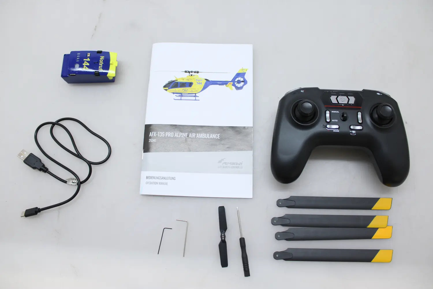 D-Ware Amewi Afx 135 Pro Alpine Air Rc Hubschrauber Modellbau Helikopter Defektware728 - 4262408975885