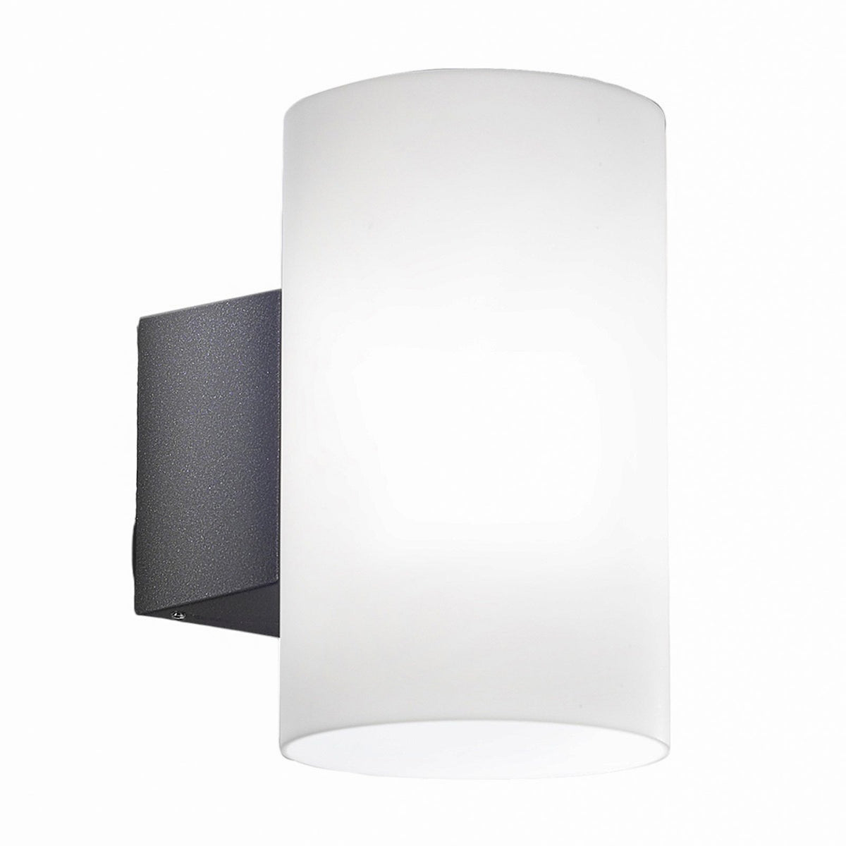 AILATI Außenwandleuchte Wandlampe LED Bianca dunkelgrau Kunststoff - 8056300194927