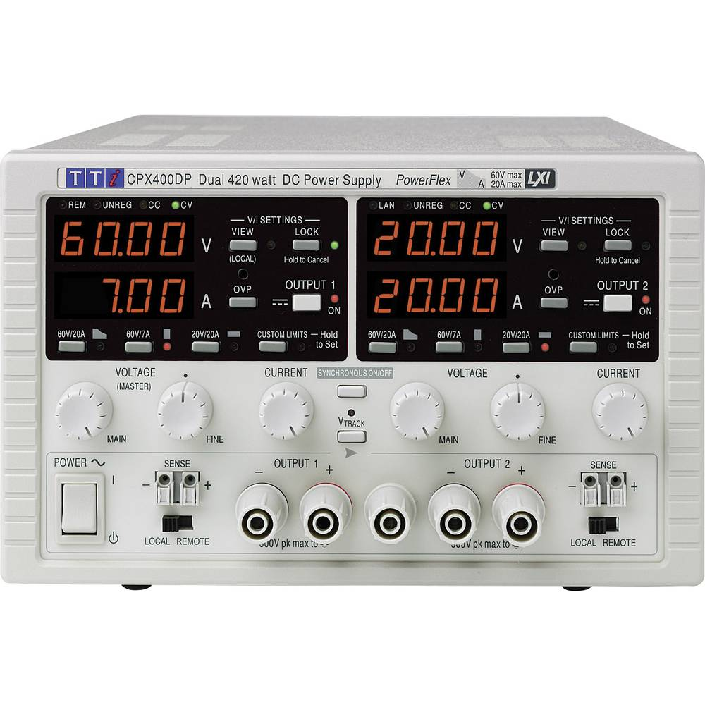 Aim T Ti Cpx400 Dp Labornetzgerät Einstellbar 0   60 V/Dc 0   20 A Siehe Text/Foto C-Ware - 4016139066301