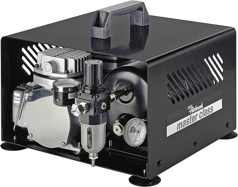 Revell Airbrush Kompressor Master Class 5.5 Bar 32 L/Min 1/4 Zoll Druckregler B-Ware - 4009803391380