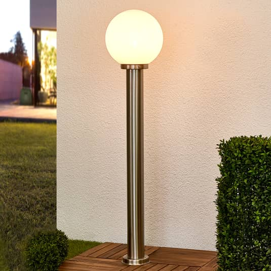 B-Ware Lindby Aiven Wegeleuchte Wegleuchte Weglampe Lampe Leuchte Garten Kugelschirm - 4251096518085
