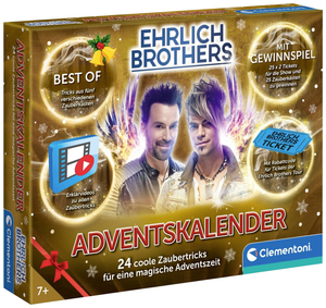 B-Ware Clementoni Ehrlich Brothers Magie 2024 Detektiv Zauberkästen Adventskalender