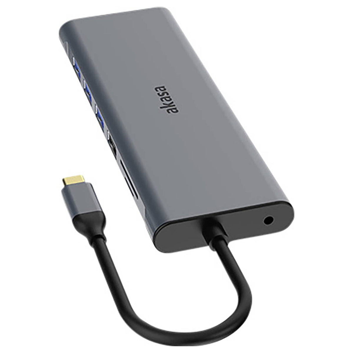 Akasa Dockingstation Hub USB-C USB Typ C Kartenleser Aluminium 14-In-1 Dock - 4710679550831