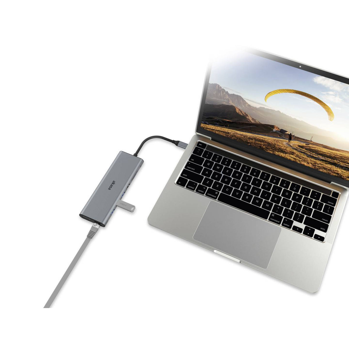 Akasa Dockingstation Hub USB-C USB Typ C Kartenleser Aluminium 14-In-1 Dock - 4710679550831