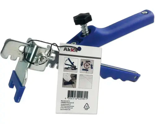 B-Ware Akkit Anpassungsschlüssel Metallzange Nivelliersystem Keil Fliesen Blau - 4306516409891