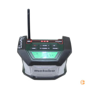 B-Ware Metabo R 12 18 Bt Ukw Baustellenradio Bluetooth Schwarz Rundfunk Siehe Text/Foto