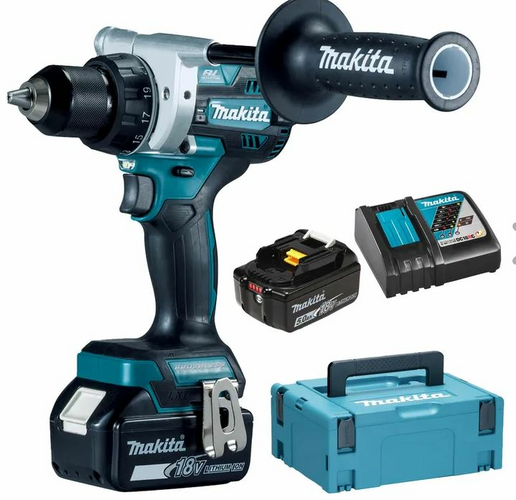 Makita Akku Bohrschrauber Ddf486 Rtj 18 V Inkl. 2 Akkus Ladegerät Defektware D-Ware - 88381739764