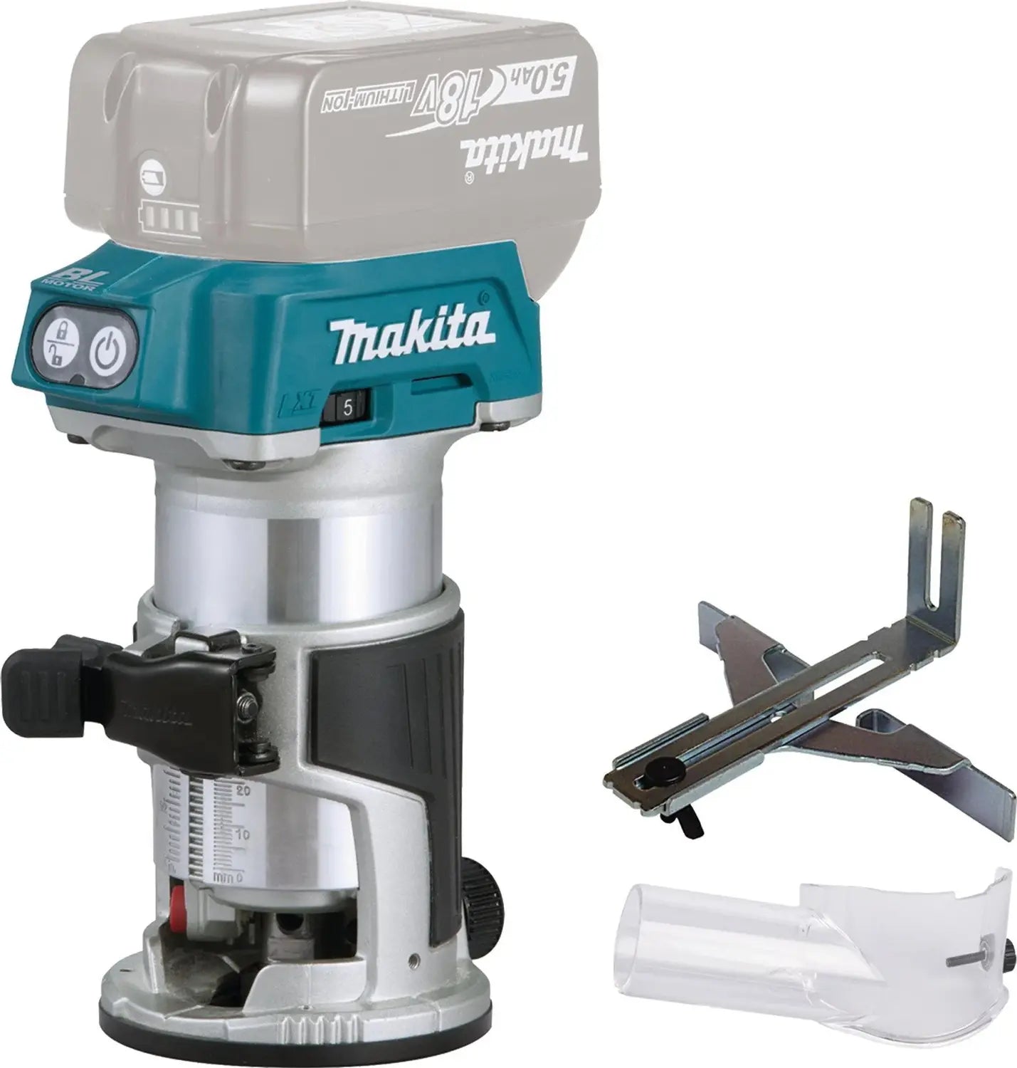 D-Ware Makita Drt50 Z Akku Einhandfräse Multifunktionsfräse Bürstenloser Defektware - 88381846103