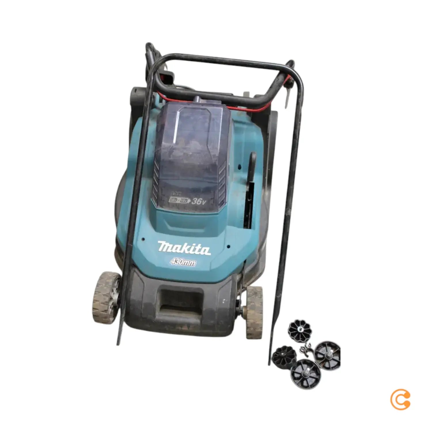 C-Ware Makita Dlm432 Pt2 Akku Rasenmäher Elektromäher Mäher 18 V Blau Siehe Text/Foto - 88381891202