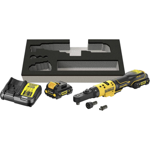 B-Ware Dewalt Akku Ratsche Knarre 1/4 3/8 Z 12 V 3 Ah Werkzeug Set Mit Akku Ladegerät399