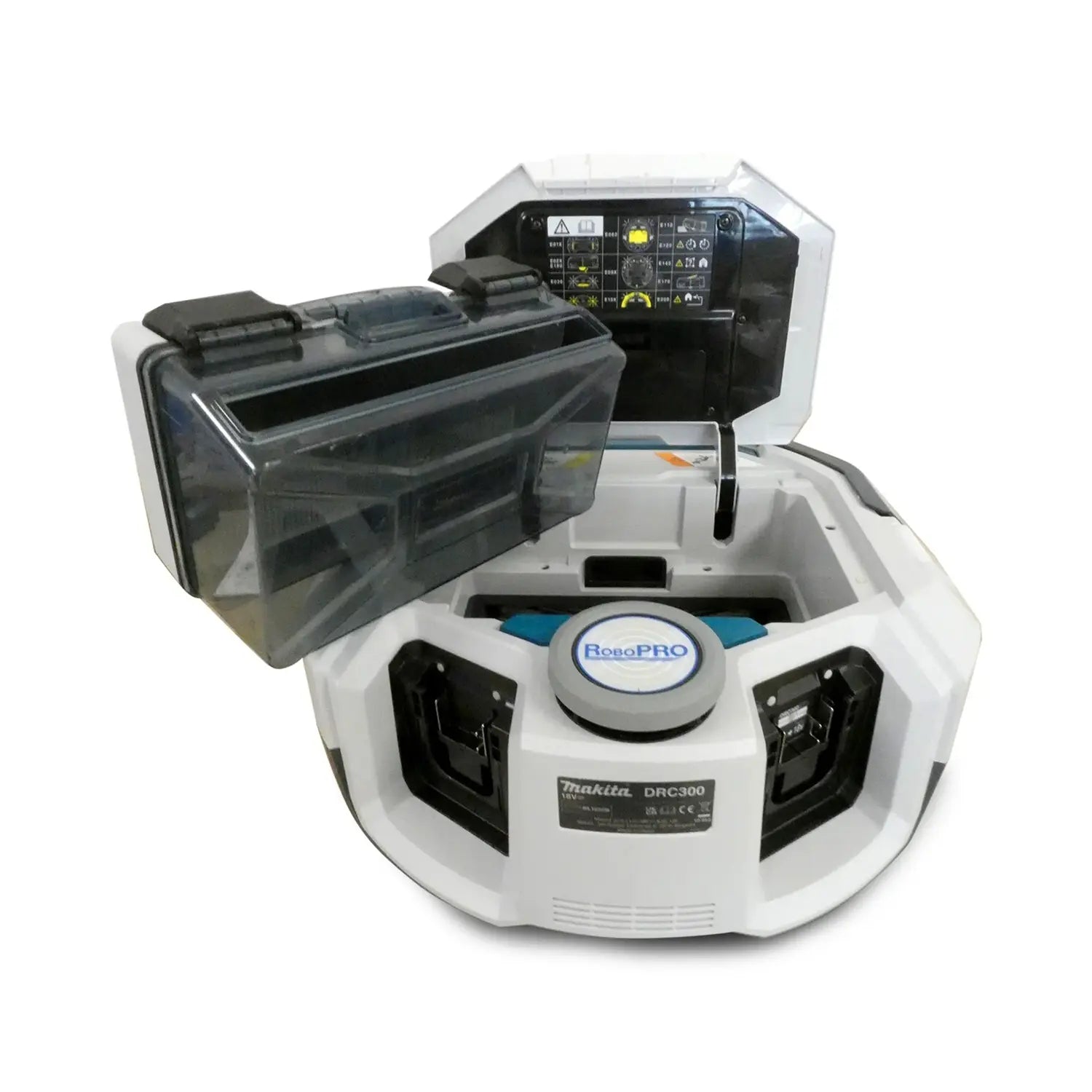 B-Ware Makita Drc300 Z Saugroboter Ohne Akku Staubsaugroboter Wischroboter Schwarz Weiß - 88381747769