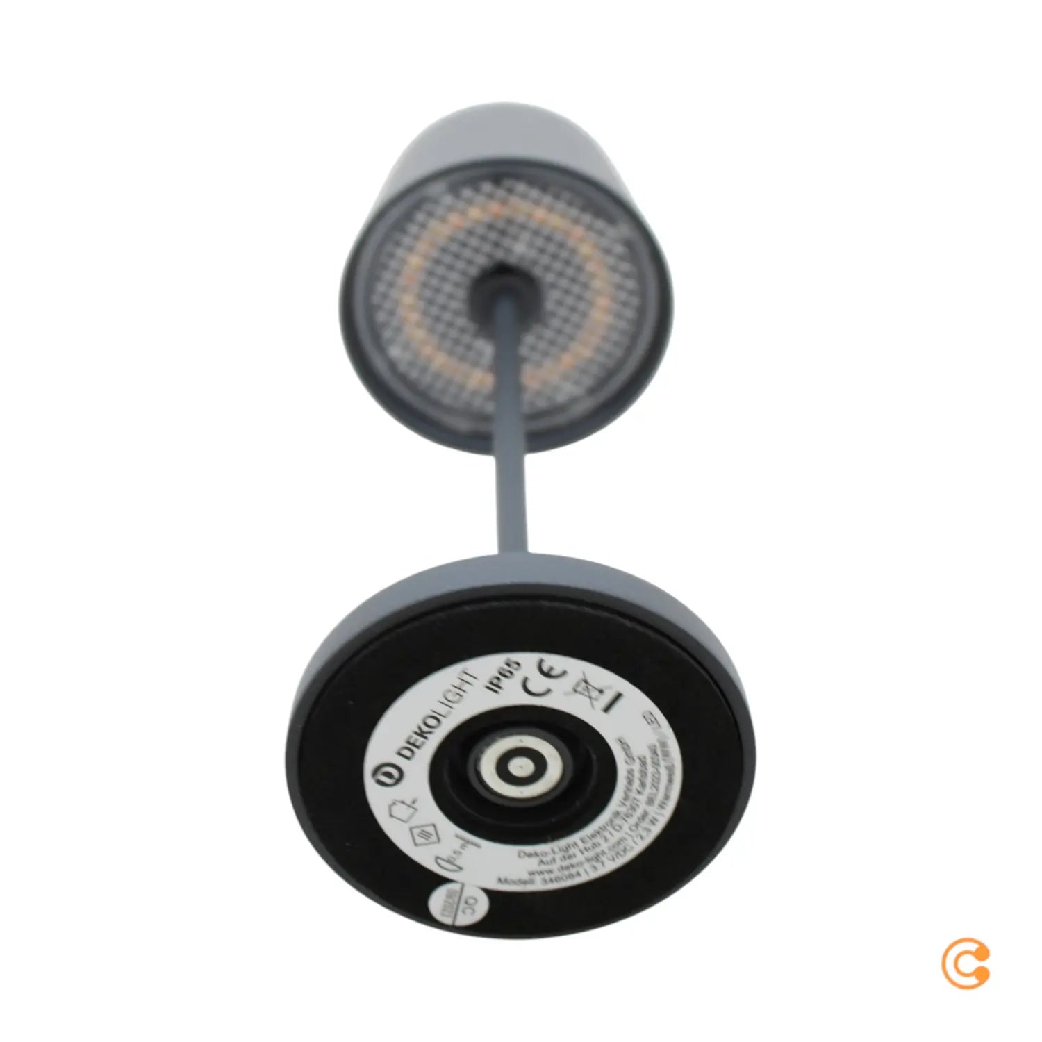 B-Ware Deko Light Akku Tischlampe Akkuleuchte Led Canis Mini Warmweiß Grau - 4042943176622