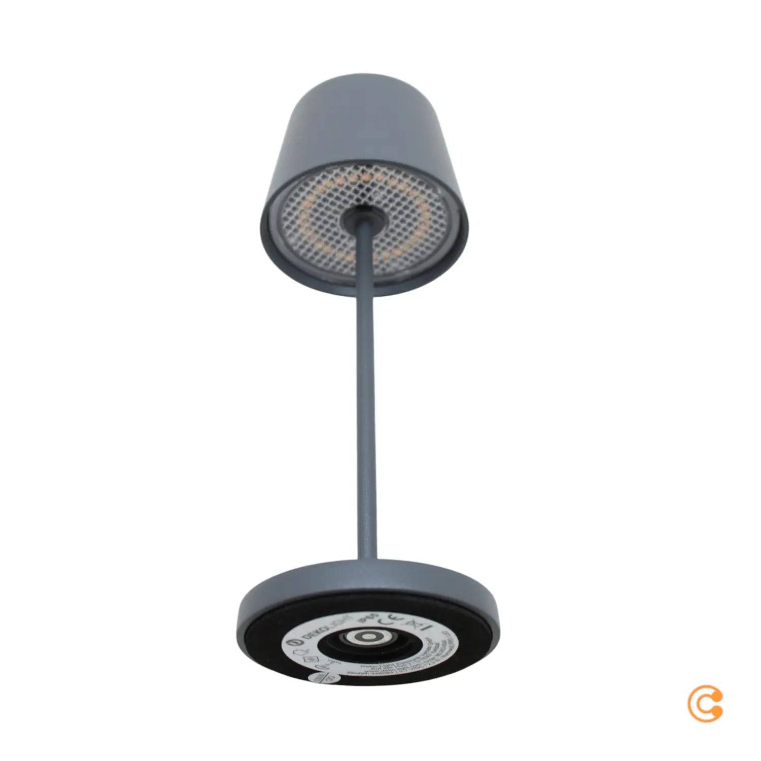 B-Ware Deko Light Akku Tischlampe Akkuleuchte Led Canis Mini Warmweiß Grau - 4042943176622