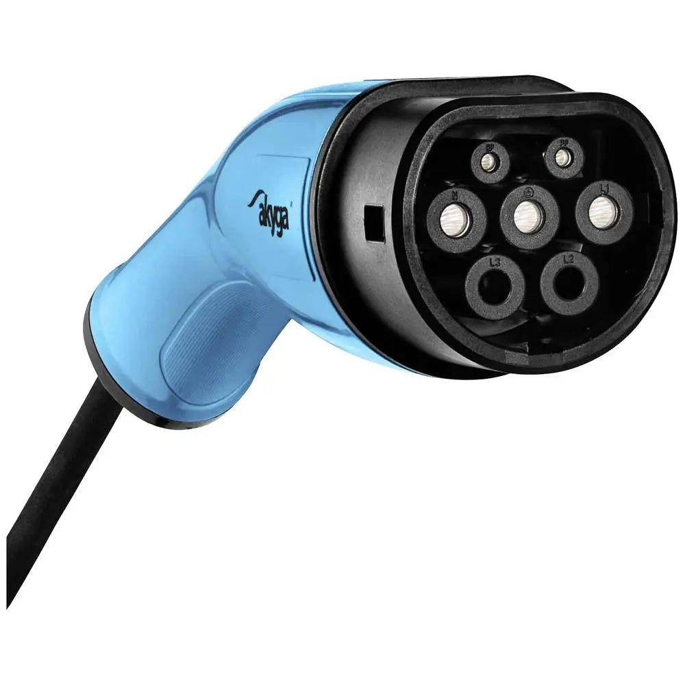 B-Ware Akyga Ladekabel Kabel E Mobility Elektroauto Typ2 Blau Lcd 5m Ak Ec 19 - 5901720139450