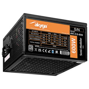 B-Ware Akyga Netzteil Stromversorgung Pc Atx Computer Netzgerät 600 W Lieferumfang