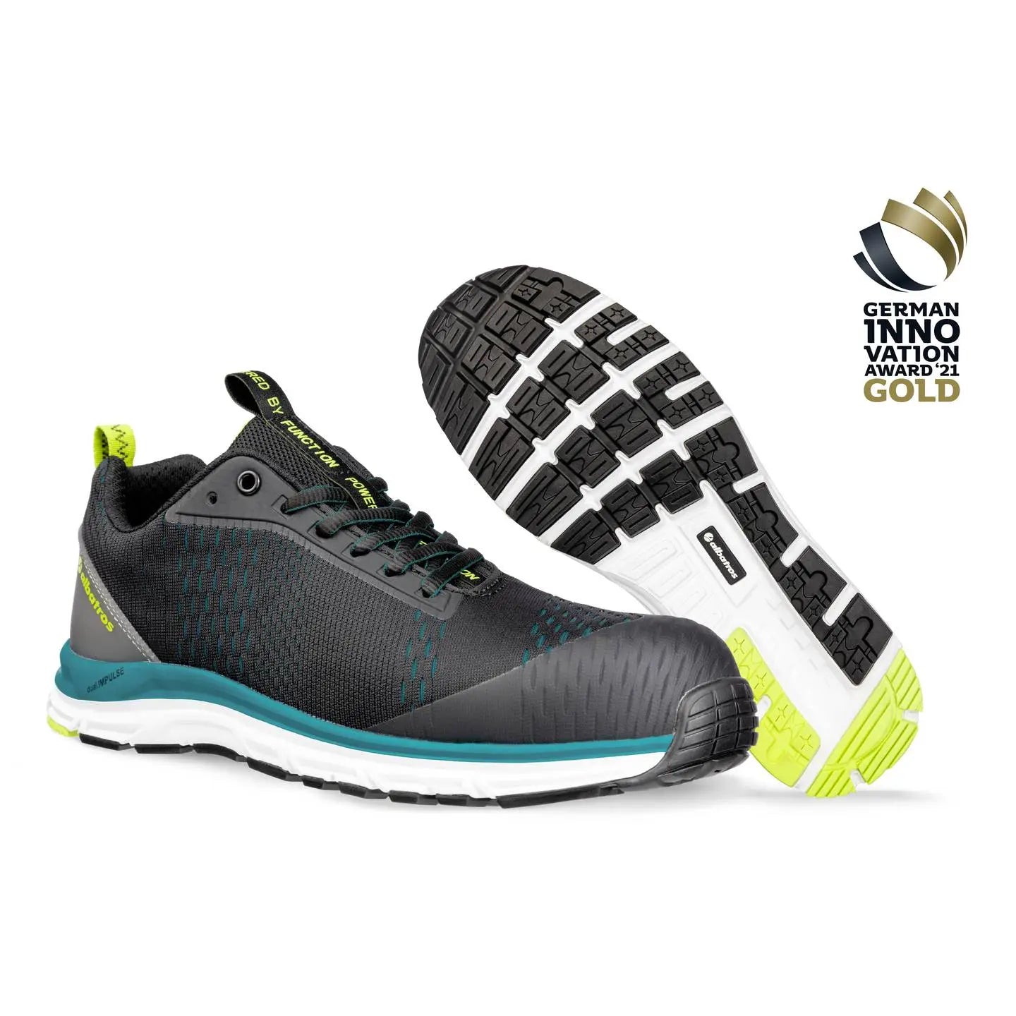 B-Ware Albatros Sicherheitshalbschuh Arbeitsschuh Aer55 Impulse Größe 46 Schwarz Blau - 4051428088466