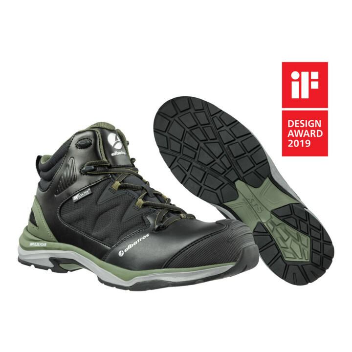 B-Ware Albatros Sicherheitsstiefel Arbeitsschuh Ultratrail Olive Ctx Mid Gr44
