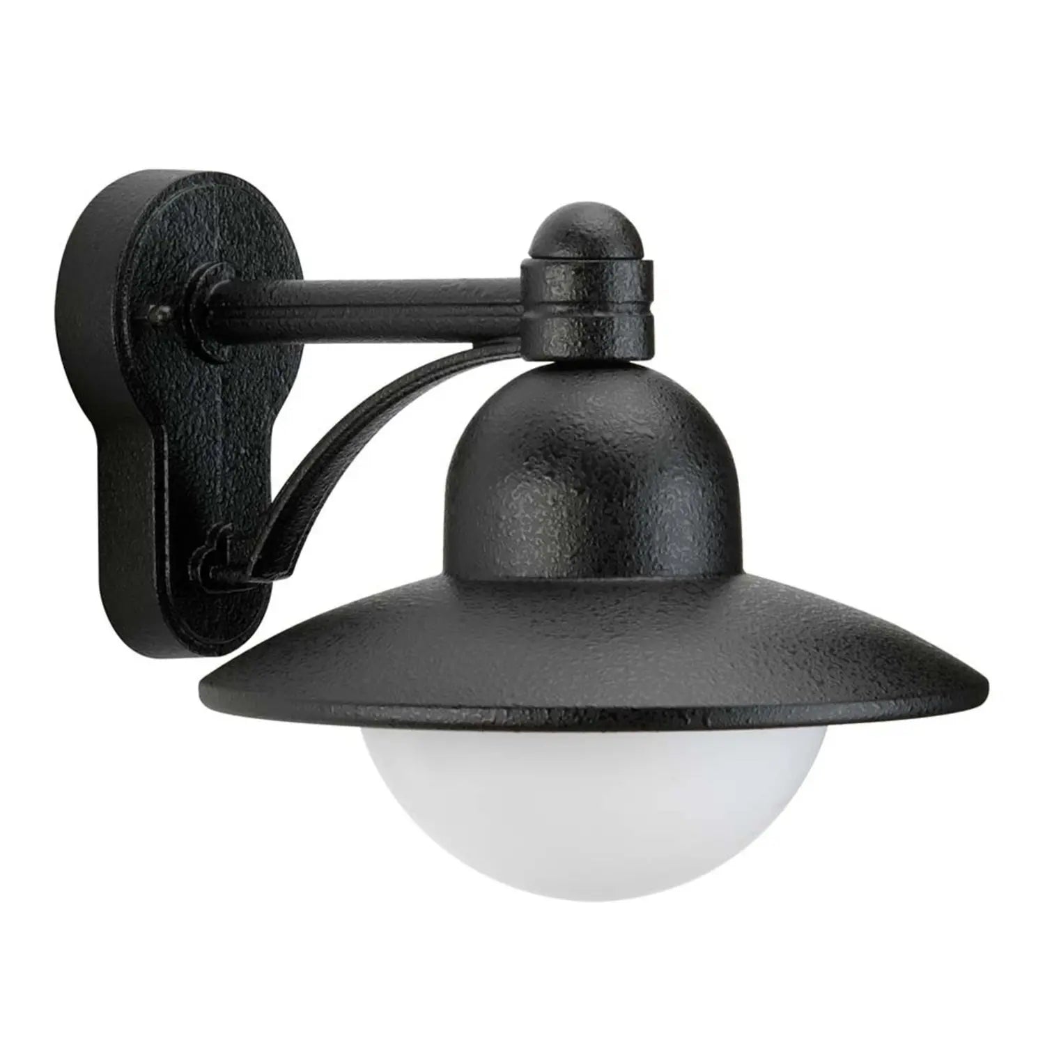 B-Ware Albert Leuchten Wandleuchte Wandlampe Yarai Landhausstil Schwarz Aluminium Glas - 4007235618501