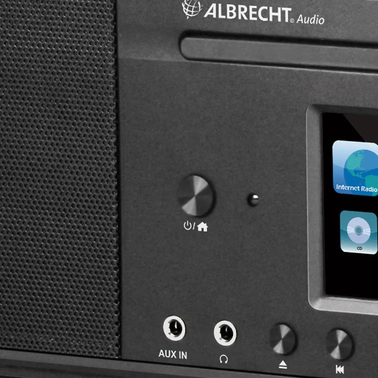B-Ware Albrecht Tischradio Internetradio Radio Cd Player Ukw Dab Bluetooth Usb Schwarz - 4032661738912