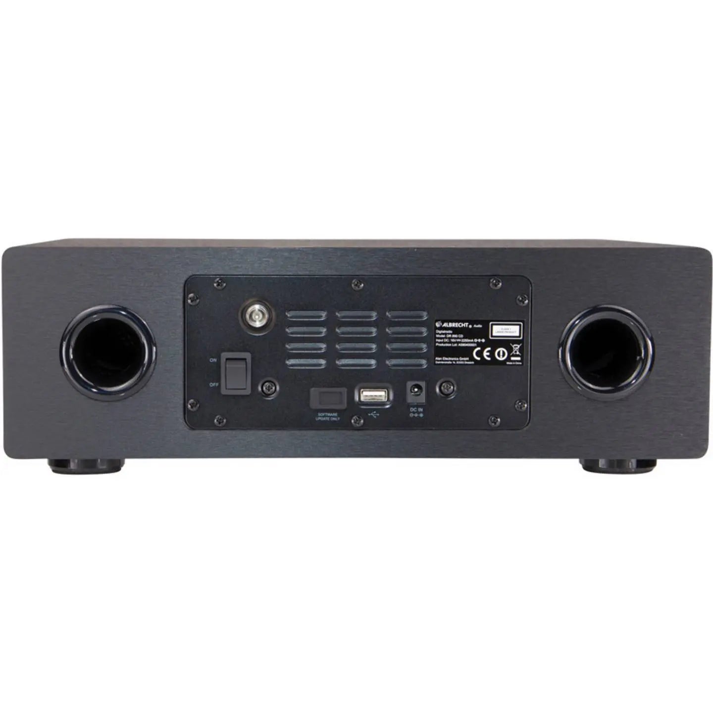 B-Ware Albrecht Tischradio Internetradio Radio Cd Player Ukw Dab Bluetooth Usb Schwarz - 4032661738912