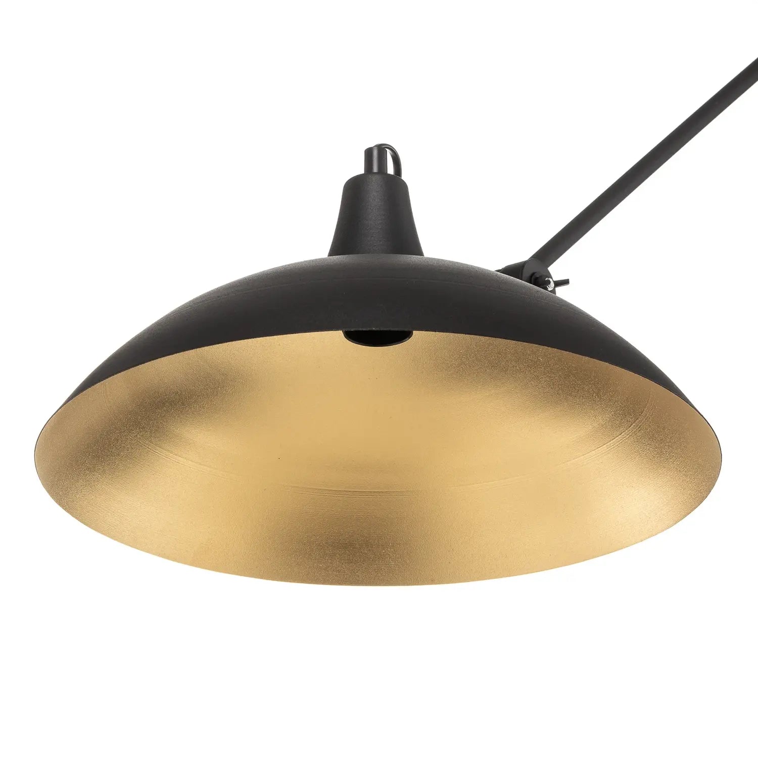 B-Ware Aldex Deckenlampe Leuchte Lampe 808 Verstellbar 1 Flammig Schwarz Gold Metall - 1078056