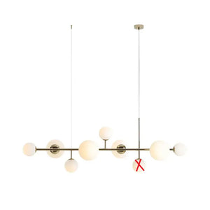 B-Ware Aldex Hängeleuchte Pendelleuchte Dione Glas Gold Weiß Satiniert Siehe Text/Foto