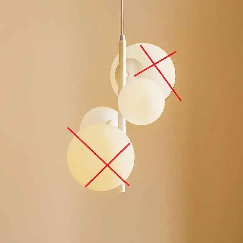 B-Ware Aldex Hängeleuchte Dione Pendelleuchte Deckenlampe 4flg Weiß Siehe Text/Foto - 5904798654313