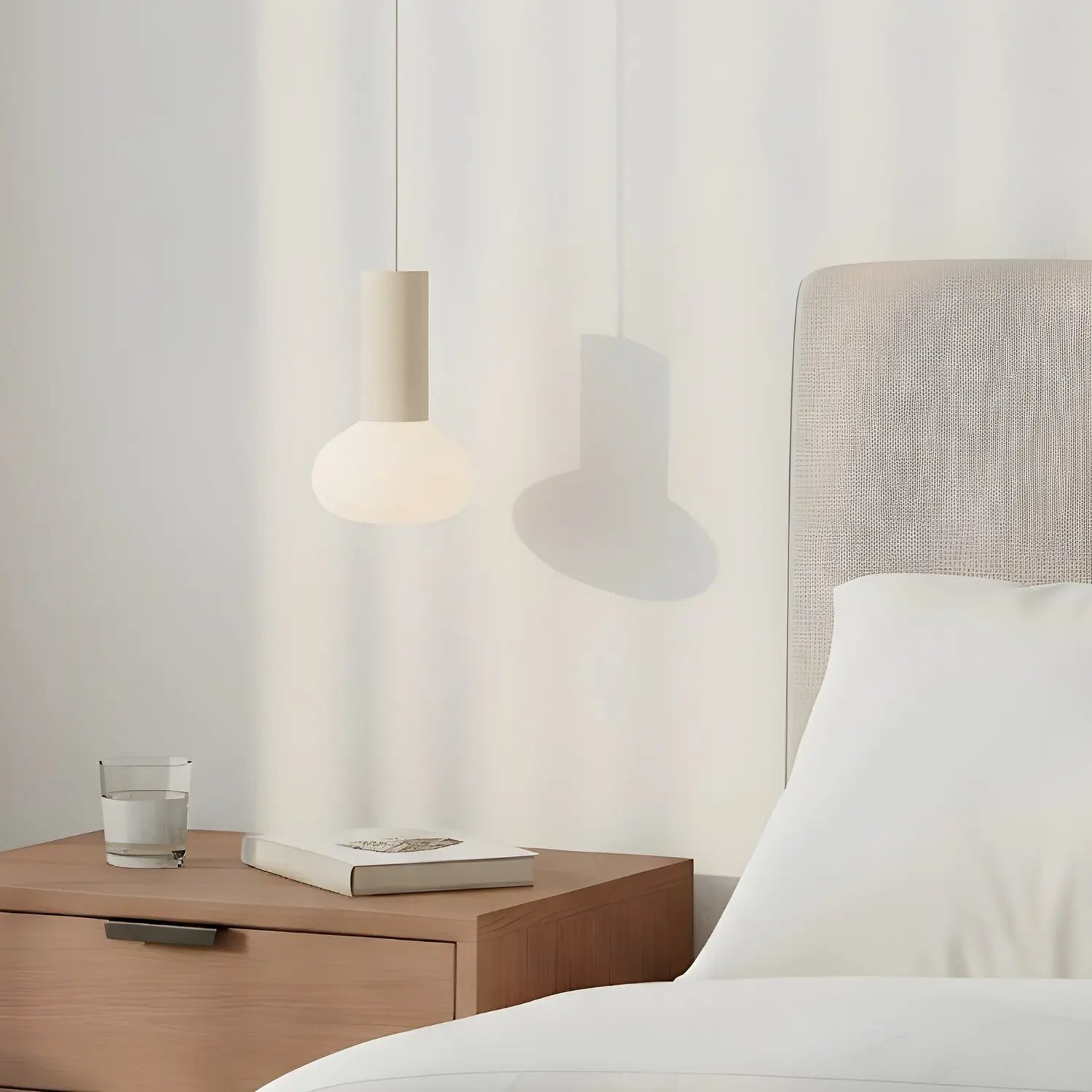 B-Ware Aldex Hängeleuchte Pendelleuchte Flo Glas Lampe Leuchte Beige Siehe Text - 5904798661434