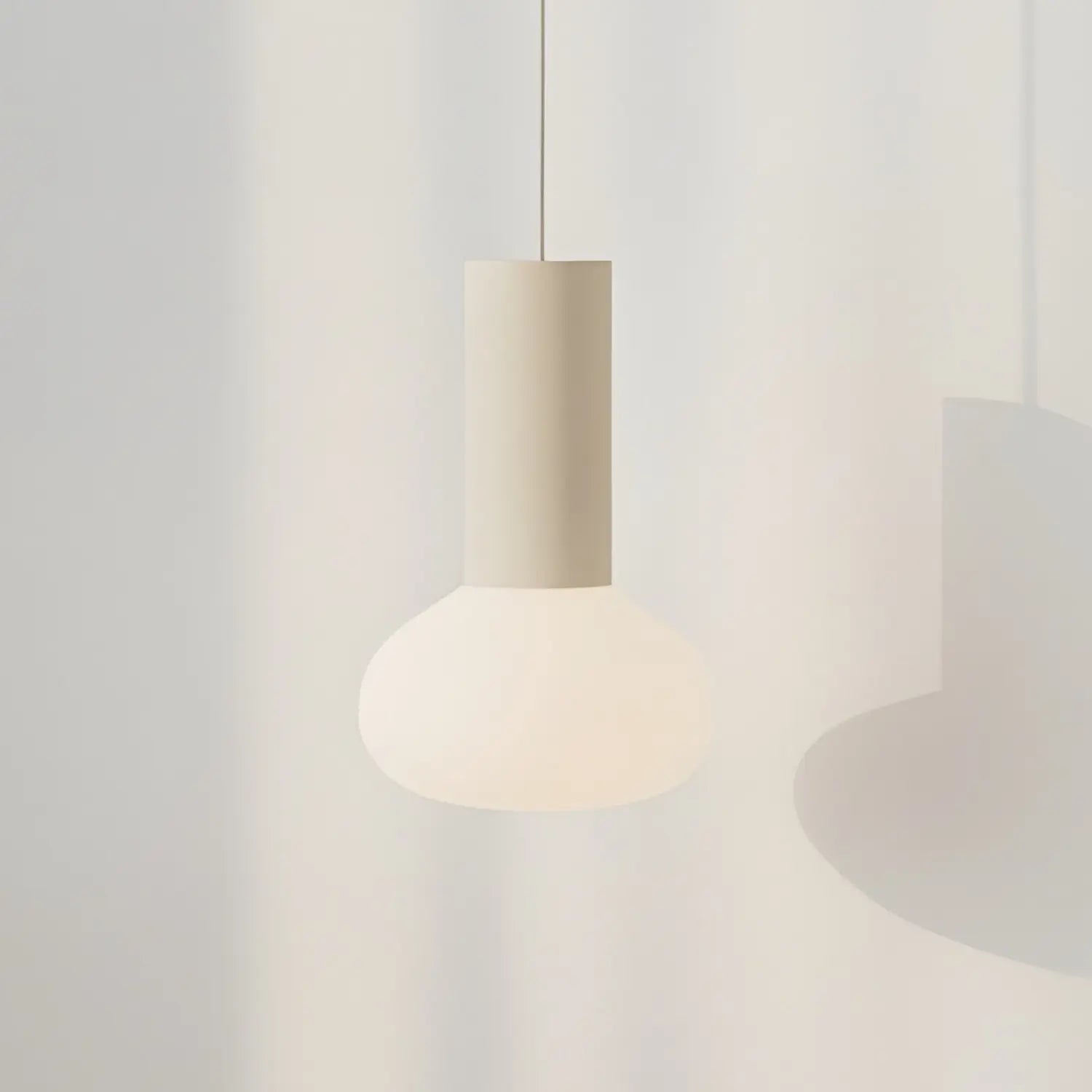 B-Ware Aldex Hängeleuchte Pendelleuchte Flo Glas Lampe Leuchte Beige Siehe Text - 5904798661434