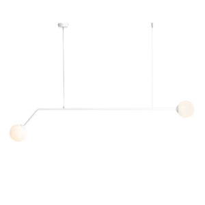 B-Ware Aldex Hängeleuchte Pendelleuchte Leuchte Pure Weiß Led E14 2 Flammig