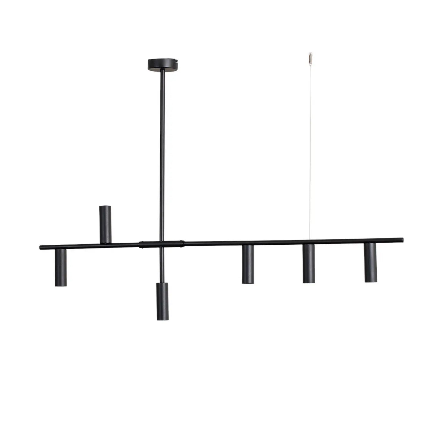 B-Ware Aldex Hängeleuchte Trevo 6 Pendelleuchte Lampe Schwarz Metall Gu10 All Black