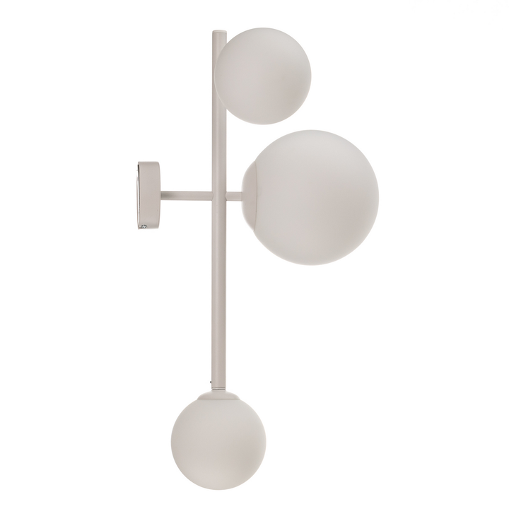 Aldex Wandleuchte Lampe Dione Wandlampe Weiß Metall Glas Dreiflammig E27 E14 B-Ware - 5904798654382