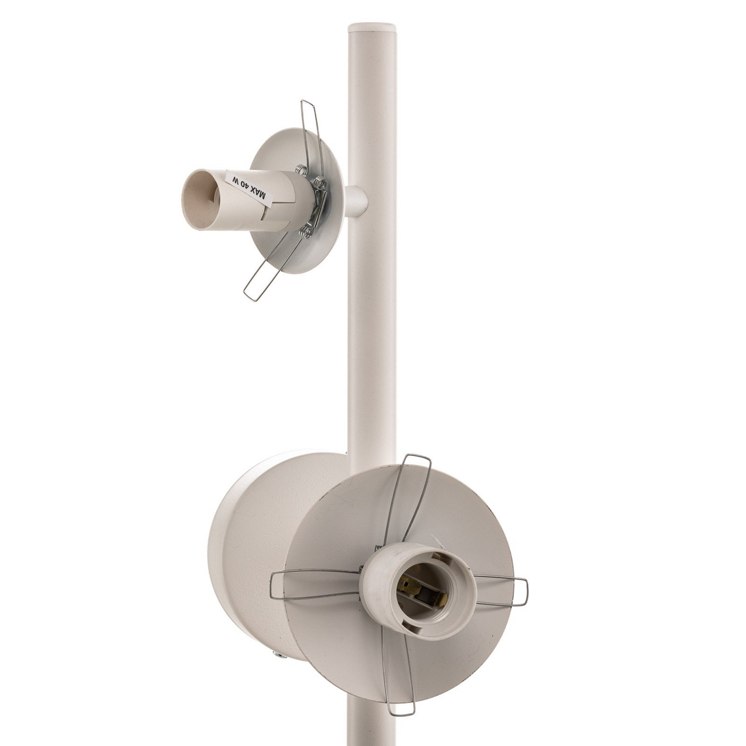 Aldex Wandleuchte Lampe Dione Wandlampe Weiß Metall Glas Dreiflammig E27 E14 B-Ware - 5904798654382