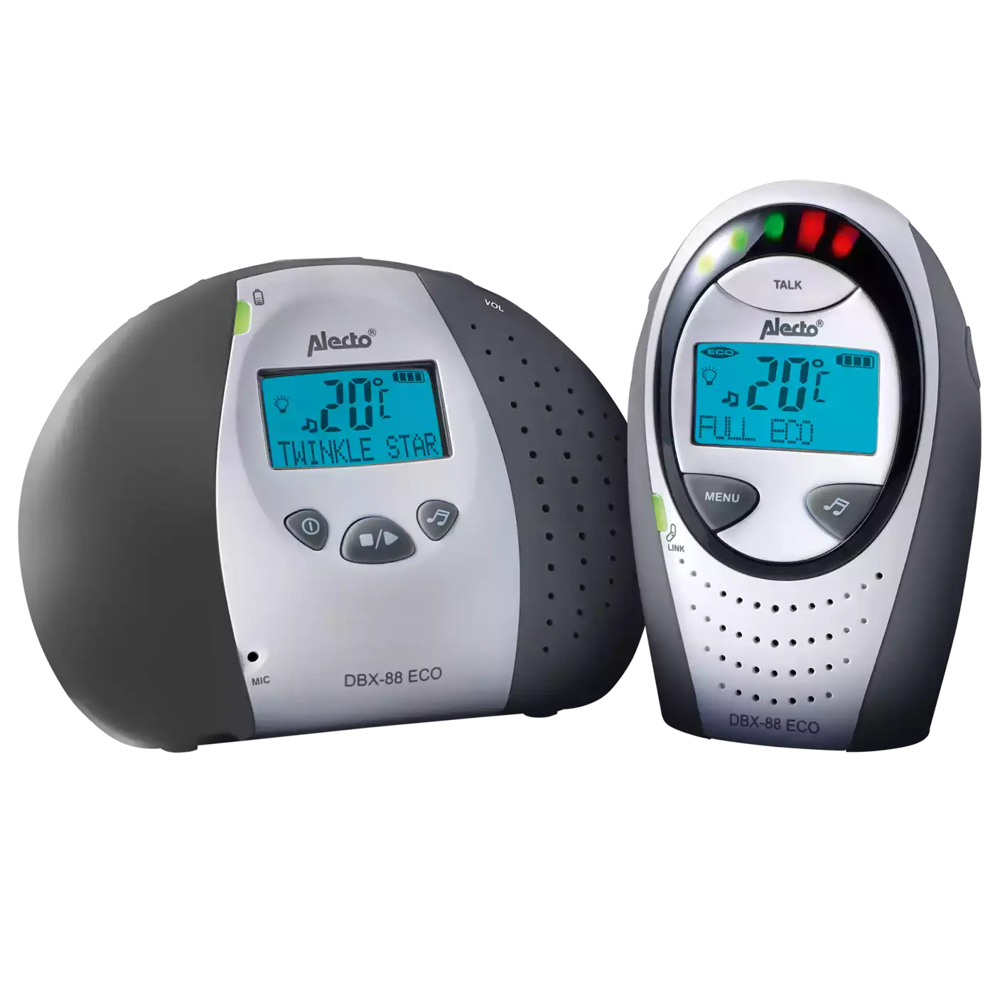 Alecto Baby Babyphone Digital Funkgerät Kinderphone Eco Dect Dbx 88 Limited B-Ware - 8712412676651