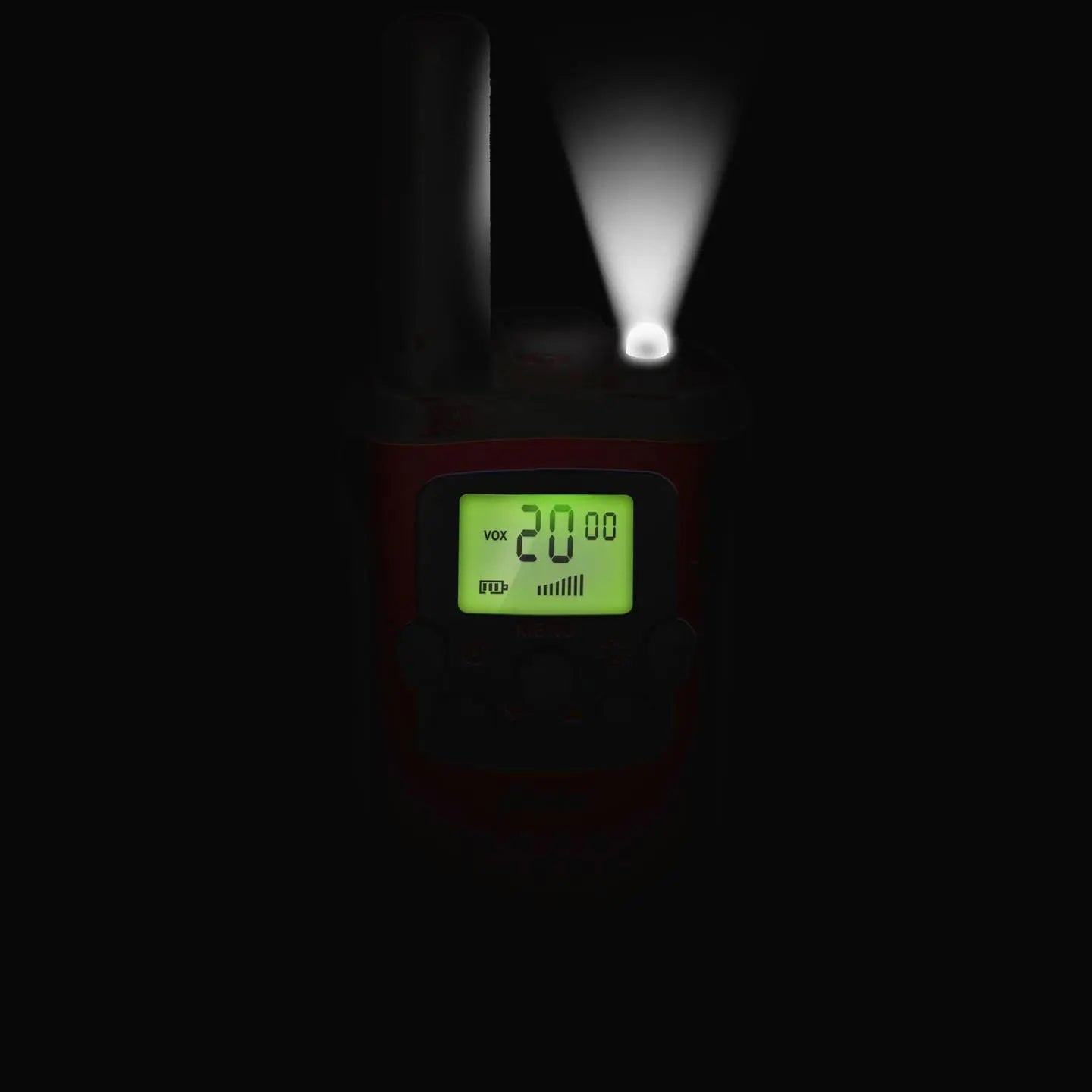 B-Ware Alecto Hobby Funkgerät Set Walkie Talkie Rot Gürtelclip Mit Taschenlampe 2er Set - 8712412593651