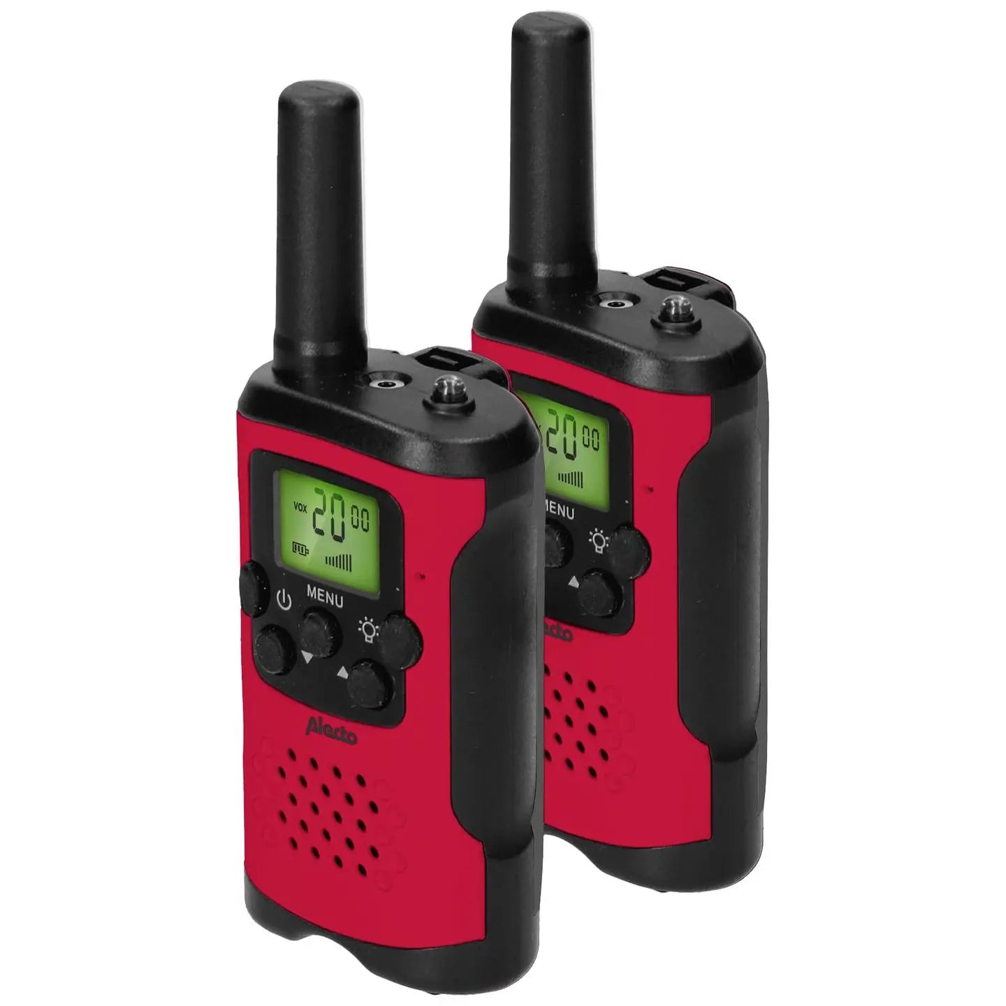 B-Ware Alecto Hobby Funkgerät Set Walkie Talkie Rot Gürtelclip Mit Taschenlampe 2er Set - 8712412593651