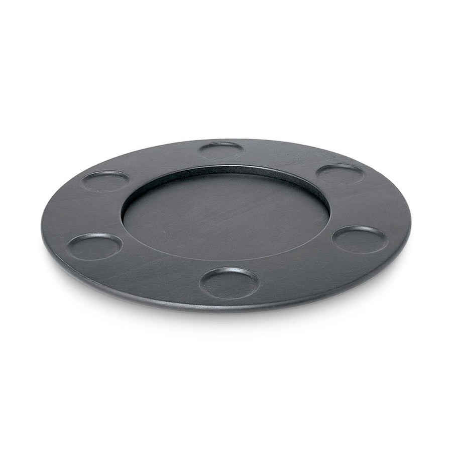 Alessi Drehkarussell Für Fondue Mami Fonduekarussell Drehboden 41cm Holz Schwarz B-Ware - 8003299904990